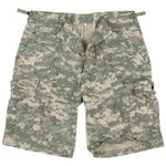 RIPSTOP US ARMY COMBAT CARGO MILITARY MENS SHORTS ACU DIGITAL CAMO : S-XXL