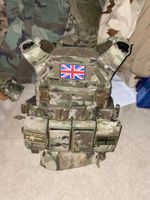 Warrior Assualt Systems Multicam Recon Plate Carrier With Pathfinder Chest Rig..
