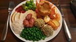 PROP FOOD ARTIFICIAL FAKE CHRISTMAS TURKEY DINNER MOVIE TV PROP SHOP DISPLAY