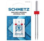 SCHMETZ Machine Needles - Universal Twin 4.0mm (pack of 2)