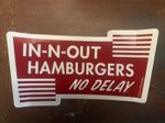 In N Out Burger 2013 Sticker 
