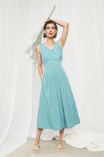 Seasalt Women's Sky Beyond Dress Little Sponge Spot Tidepool