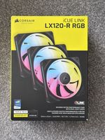 Corsair iCUE LINK LX120-R RGB 120mm PWM Reverse Fans 3-Pack Black Used
