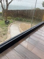 Frameless Glass Channel Balustrade- 3m New unused Black  Aluminum  BARGAIN!
