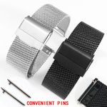 Milanese Mesh Watch Strap Band Stainless Steel Metal Quick Release 10mm - 24mm