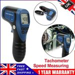Digital Tachometer Non-Contact Laser Photo Gun RPM Tach Tester Meter Speed Gauge