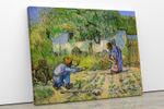Vincent Van Gogh First Steps Framed Canvas Wall Art Picture Poster Print
