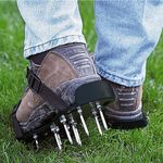 40 MM Spikes Pair Lawn Garden Grass Aerators Aerating Sandals Shoes