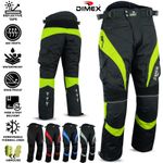 NEW Motorbike Motorcycle Waterproof Cordura Textile Trousers Pants CE Armours 