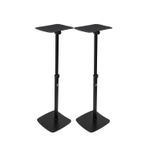 2x Studio Monitor Stand Deluxe with Tilting Top Plate TEK audio SS550