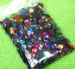 15g / 2,400pcs mixed 5mm cup sequins - crafts and sewing embellishments