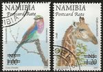 Namibia postage stamps set canceled 2006 Mi. 1204-1205