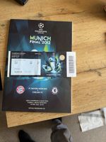 UEFA Champions League Final 2012 Munich Bayern Munich v Chelsea Programme+Ticket