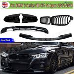 FOR BMW 3SERIES F30 M PERFORMANCE BODY KIT GLOSS BLACK FRONT GRILLE MIRROR COVER