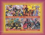 X-Men 2018 MNH stamp sheetlet