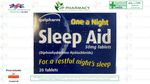Galpharm SLEEP AID - one a night restful sleep aid. 20 tabs. EXP: 08/28