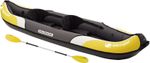 Colorado Inflatable Canoe Kit, 2 Person Folding Kayak Including 1 Double Paddle,