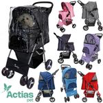 Pet Stroller Dog Cat Puppy Pram Pushchair Travel Cart Jogging Buggy Carrier 