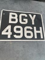 1970 Number Plate for Garage Or Man Cave Display. Aluminum Pressed. Metal Sign