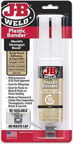 JB Weld Plastic Bonder Super Strong Glue High Strength Adhesive - Car Body Panel