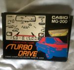 Casio MG-200 Turbo Drive Pocket Calculator Game, LCD Display, Battery