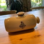 Royal Doulton London Cream Ceramic Bottle with Stopper, Glossy Printed Mark