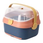 Baby Bottle Drying Rack Nursing Bottle Storage Box Container With Swivel Vent Du