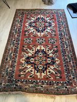 Vintage Turkish Kars Carpet Kilim Rug