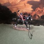 These Are Warrior Indians On Horse Back. They Are From The Collection The West.