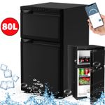 80L Campervan Fridge Freezer 12V DR80 Compressor Motorhome Caravan Boat -20° UK