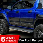 Side Mouldings Body Cladding Door Protection Trims for Ford Ranger 2012-2022