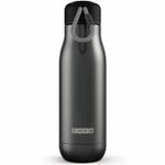 Zoku Stainless Steel Vacuum Insulated Water Drinking Bottle Gunmetal Flask 500ml