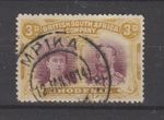 RHODESIA DOUBLE HEAD 3d SG136/RSC C ? FU MPIKA 12 JAN 1914 EXTREMELY RARE