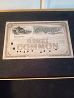 US Railway Share Certificate 1902...1000 dollars