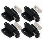 4x Magnetic Push to Open Cabinet Cupboard Door Latch Dampers with Soft Close
