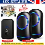 Wireless Door Bells Waterproof 1000ft Long Range Plug in Home Cordless Doorbell