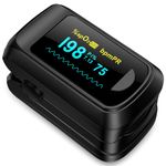 Fingertip Pulse Oximeter Heart Rate Monitor Blood Oxygen Saturation SpO2 Meter