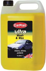 CarPlan Ultra Wax & Wash Car Shampoo 5L Removes Dirt & Road Grime Quickly UK