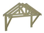 Roof Porch Canopy Front Door Wooden Apex Outdoor Shelter