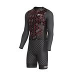 Men's Cycling Skinsuit full sleeve Gel Padded Aerodynamic One Piece Trisuit S-XL
