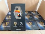 🪉 12x Guinness Pint Glass Premier League Football Beer Toucan M26 BNIB 🇮🇪