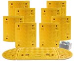 HEAVY DUTY 10MPH All Yellow Speed Ramp Kit (50mm) - All sizes