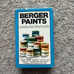 Berger Paints Playing Cards Pack of Cards Made for the Trade Advertising