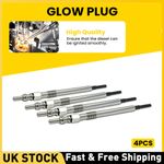 4x Cold Start Glow Plugs For Vauxhall Meriva Mokka Zafira 2010-2019 55570037 UK