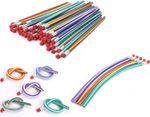 30PCS Flexible Bendy Pencils Colourful Soft Magic Kids School Party Bag Gifts