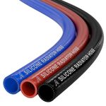 Silicone Reinforced Coolant Heater Hose Pipe Flexible Water Vacuum 6mm to 25mm