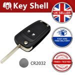FOR VAUXHALL ASTRA INSIGNIA CORSA CHEVROLET 2BUTTON REMOTE KEY FOB SHELL CASE UK