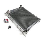 UNIVERSAL KIT CAR TRACK RALLY RACING ALLOY RADIATOR TWIN CORE 260 x 366mm Y3275