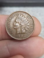 1902 American Indian Head Coin One Cent, Excellent Condition