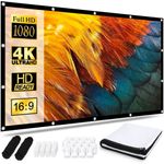 120-inch 16:9 Portable Foldable Projection Screen 4K Anti-Crease